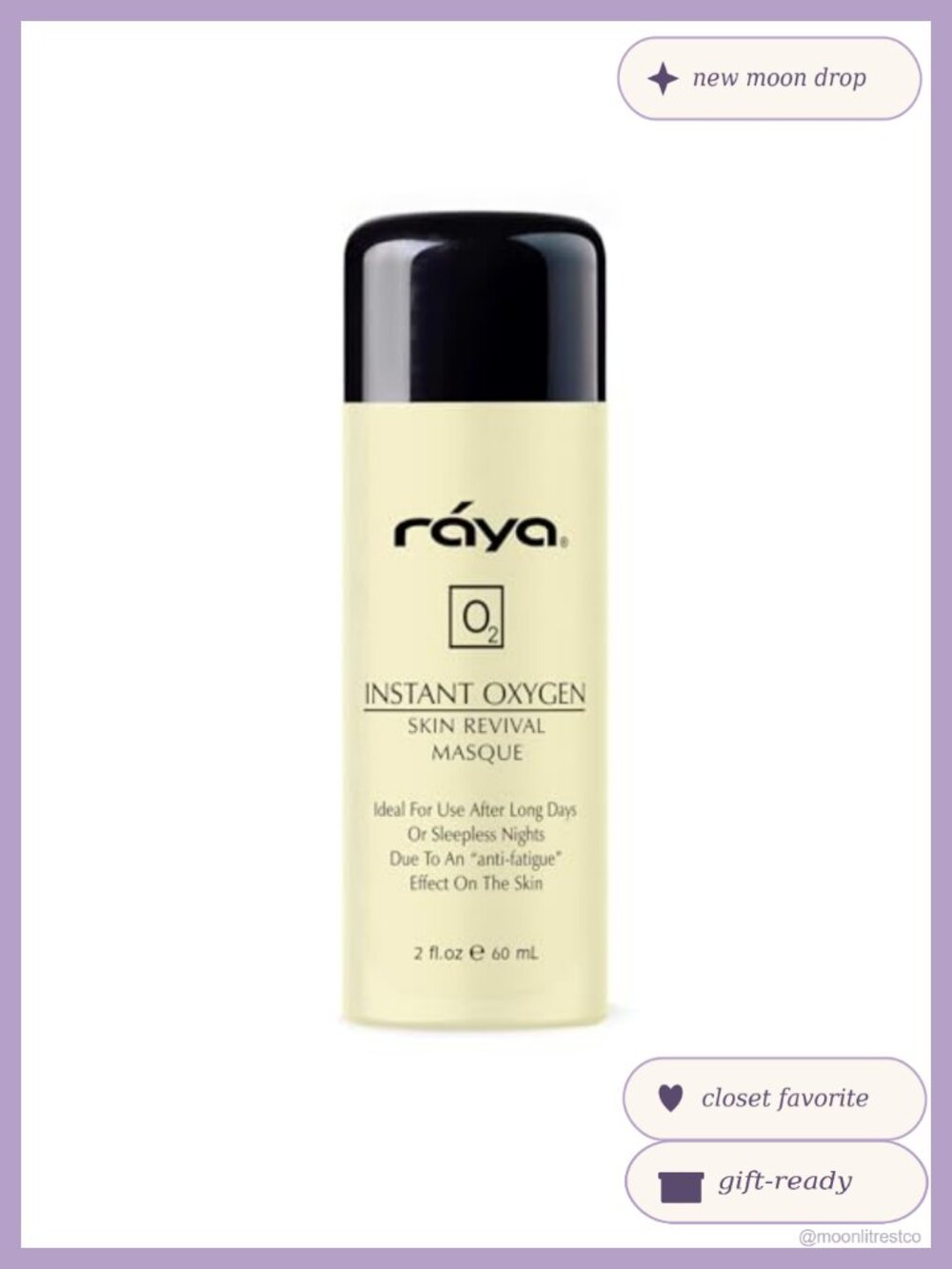 Oxygenating Facial Mask for All Skin Types Revitalizing Anti-Fatigue Treatment